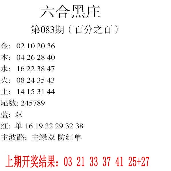 083期六合黑庄[图]